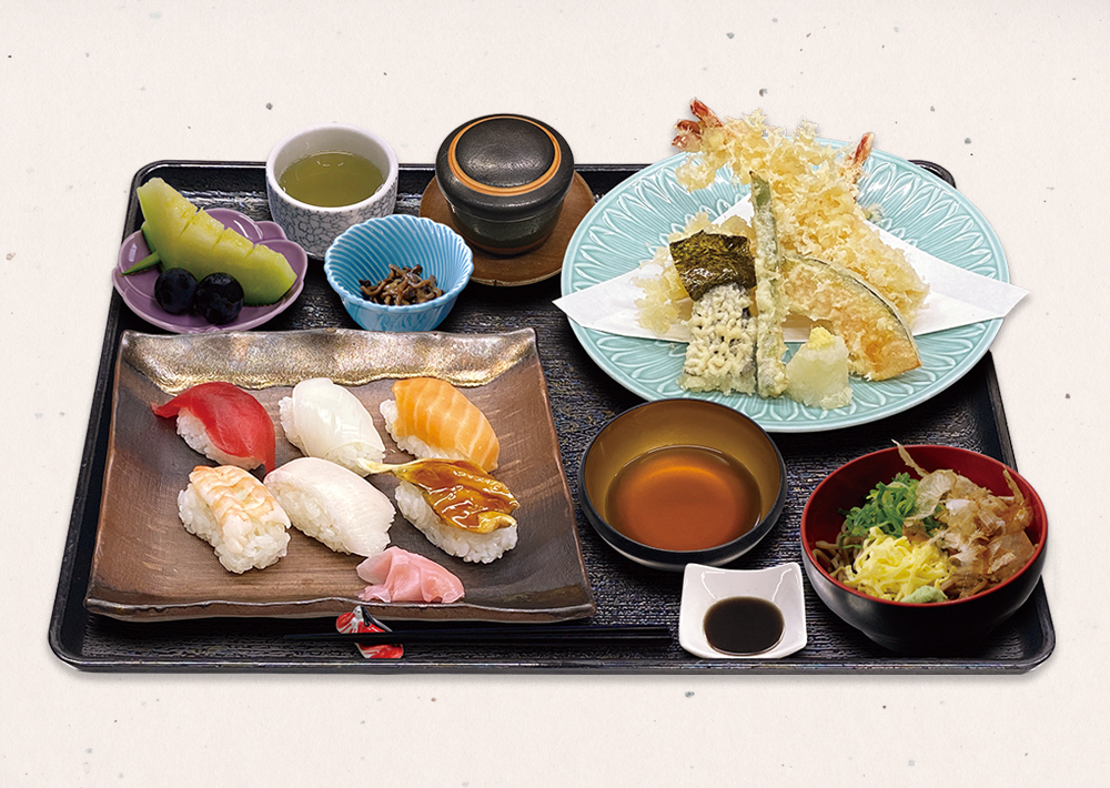 お寿司と天ぷら和膳